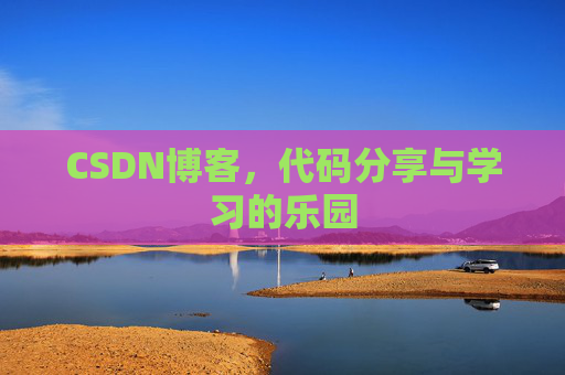 CSDN博客，代码分享与学习的乐园